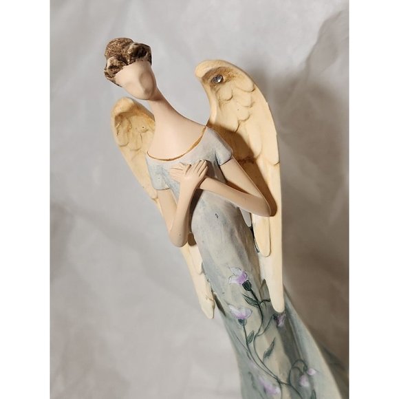 April Eden’s Angel Diamond Sweet Pean Figurine 2008 #301204 by Giftcraft - Picture 2 of 6